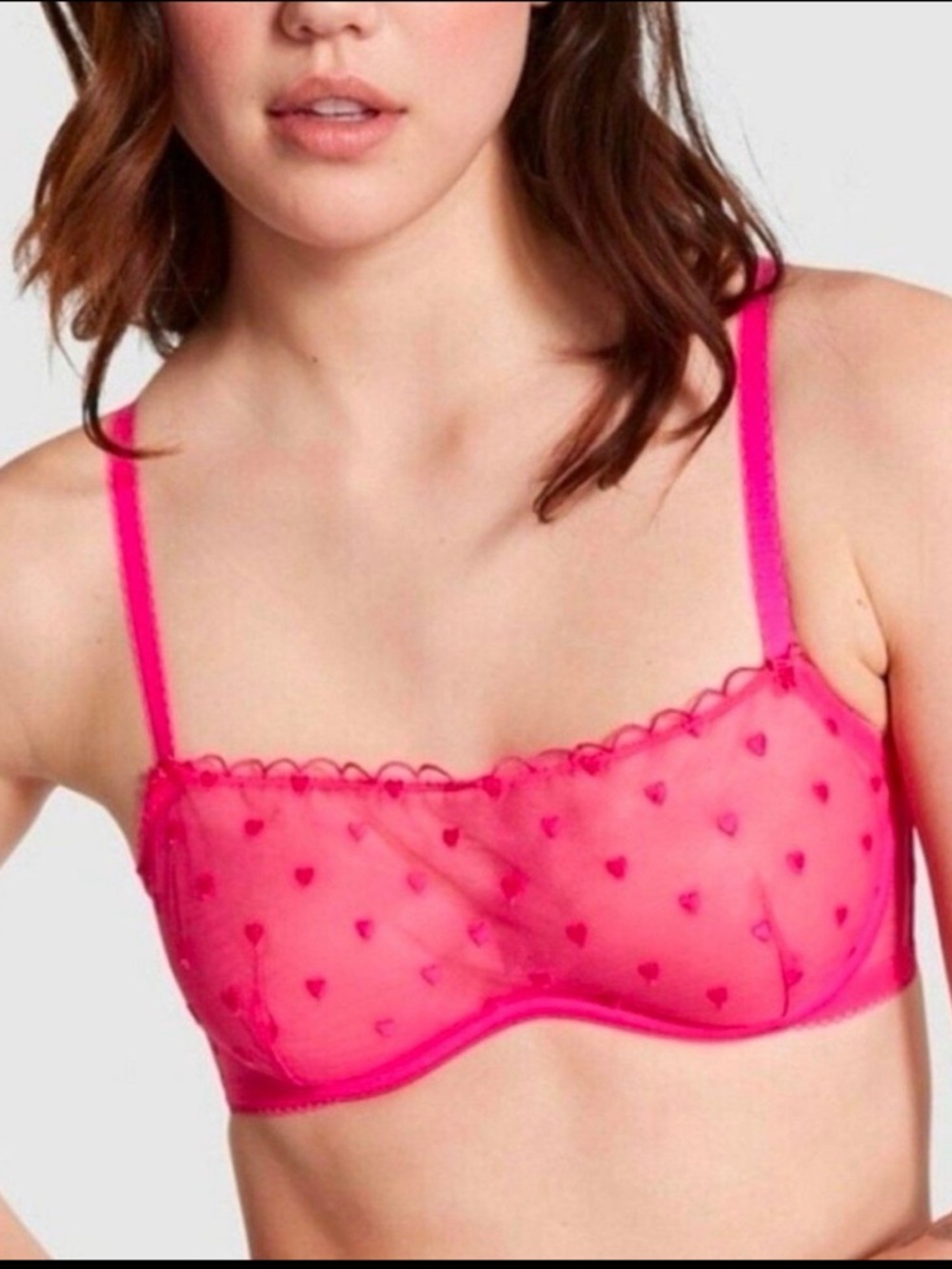 VICTORIA SECERT PINK WINK SCOOP BRA PINK SIZES XXL (NEW WITH TAGS) A4